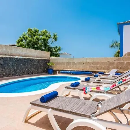 Playa De Fanabe Sleeps 6 Pool Air Con فيلة *